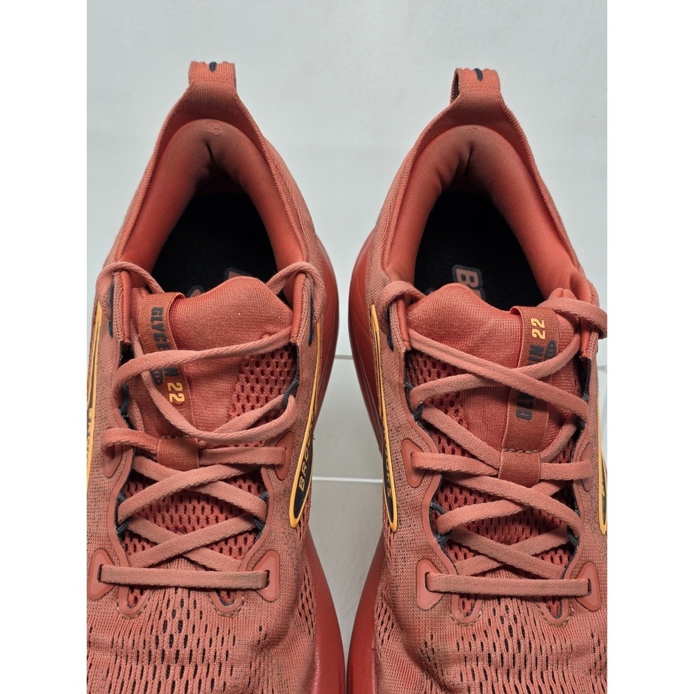 Brooks Glycerin 22 Burnt Sienna/Orange Running Shoes Mens Size 12 110445 1D 637 - Picture 9 of 13